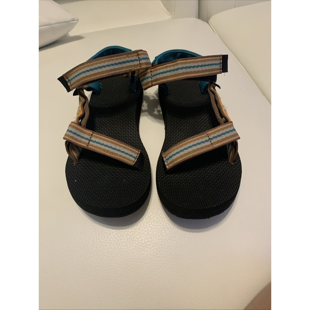 TEVA Womens Sz 8 Universal Sandal Slip-on Boomerang Multicolor Sandals 1003987
